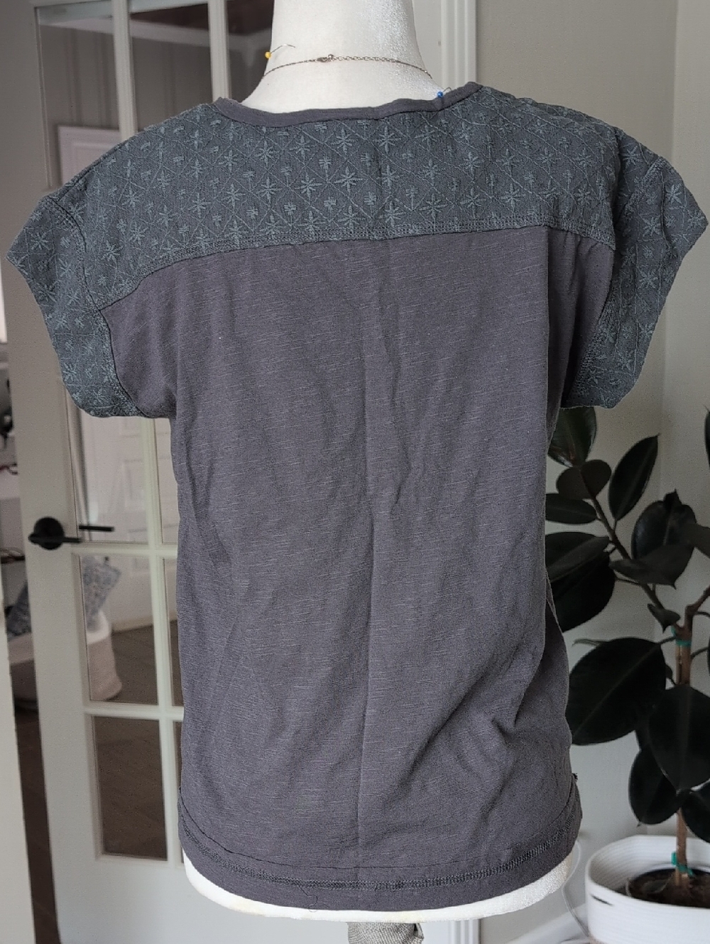 NWOT Knox Rose Cotton Top short sleeve XS - Picture 6 of 10